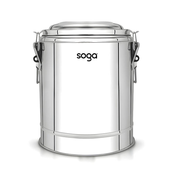 SOGA 40L Stainless Steel Insulated Stock Pot Hot & Cold Beverage Container
