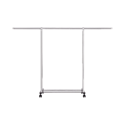SOGA 200cm Stainless Steel Floor-Standing Clothes Rack - Durable and Space-Saving Laundry Organizer
