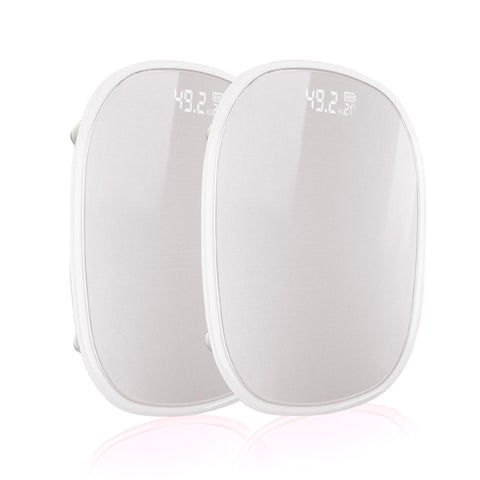 SOGA 2X 180kg Digital LCD Fitness Electronic Bathroom Body Weighing Scale White
