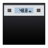SOGA 180kg Electronic Talking Scale Weight Fitness Glass Bathroom Scale LCD Display Stainless