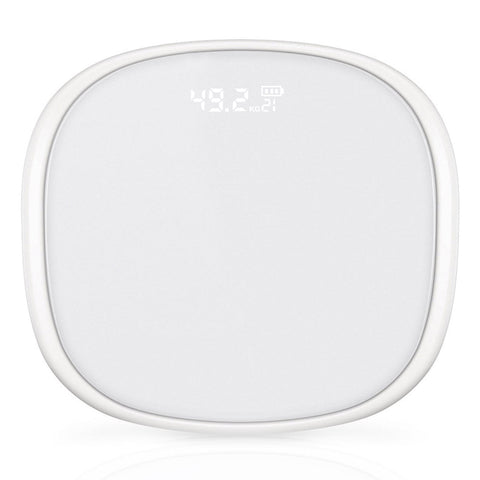 SOGA 180kg Digital LCD Fitness Electronic Bathroom Body Weighing Scale White
