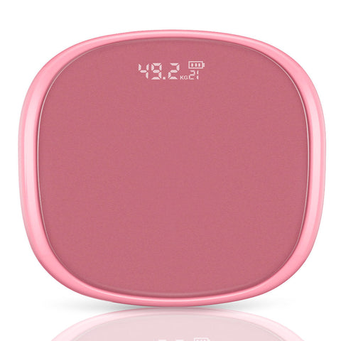 SOGA 180kg Digital LCD Fitness Electronic Bathroom Body Weighing Scale Old Rose