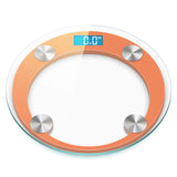 SOGA 180kg Digital Fitness Weight Bathroom Gym Body Glass LCD Electronic Scales Orange