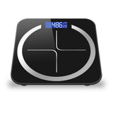 SOGA 2X 180kg Glass LCD Digital Fitness Weight Bathroom Body Electronic Scales Black