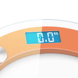 SOGA 180kg Digital Fitness Weight Bathroom Gym Body Glass LCD Electronic Scale Red/Orange