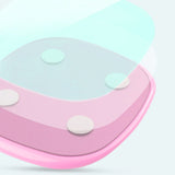 SOGA 2X 180kg Digital LCD Fitness Electronic Bathroom Body Weighing Scale Pink/Old Rose