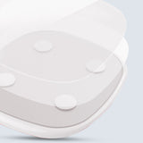 SOGA 180kg Digital LCD Fitness Electronic Bathroom Body Weighing Scale White