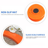SOGA 2x 180kg Digital Fitness Weight Bathroom Gym Body Glass LCD Electronic Scales Orange