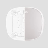 SOGA 180kg Digital LCD Fitness Electronic Bathroom Body Weighing Scale White
