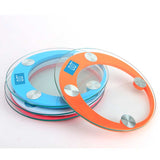 SOGA 180kg Digital Fitness Weight Bathroom Gym Body Glass LCD Electronic Scales Orange