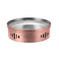 SOGA 26cm Hammered Texture Dry Pot in Rose Gold Color for a Kitchen Essential