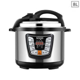 SOGA Electric Stainless Steel Pressure Cooker 8L 1600W Multicooker 16