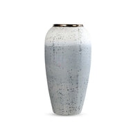 SOGA 35x17cm White and Grey Large Ceramic Flower Vase Elegant Living Room Home Decor