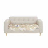 SOGA Three-Seater Beige Horse Print 90x210cm Throw Blanket Sofa Cover