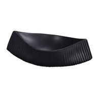 SOGA 37x12.5cm Ornament boat shaped plate ceramic food decoration Serving Tray For Kitchenware