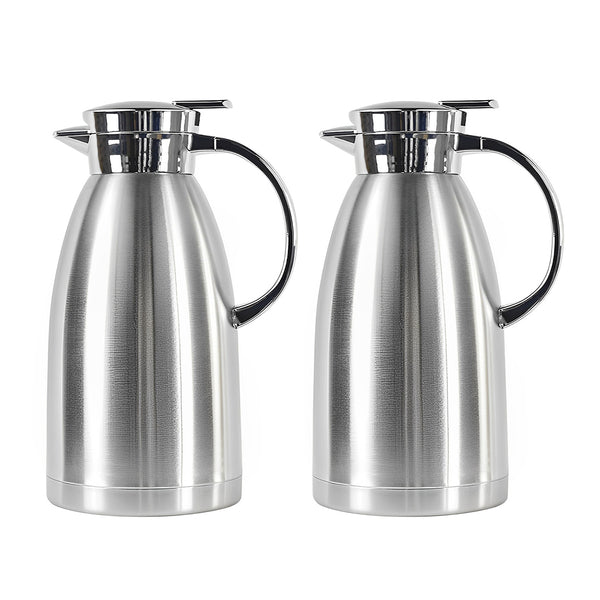 SOGA 2X 1.8L Stainless Steel Insulated Water Bottle Vacuum Flask Water Coffee Jug Thermal