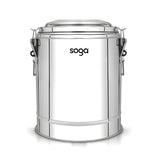 SOGA 40L Stainless Steel Insulated Stock Pot Hot & Cold Beverage Container