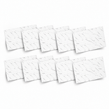 SOGA Peel & Stick Floor and Wall Tiles 30 x 60cm 10 Pack White Faux Marble