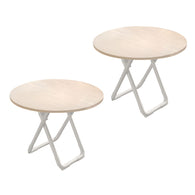 SOGA 2X 80cm Light Wood Color Table Versatile Use Modern Design for Home Decor