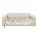 SOGA Four-Seater Beige Horse Print 90x260cm Throw Blanket Sofa Cover