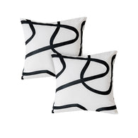 SOGA 2X 45x45cm French Cushions – 15cm Thick Cotton Floor Pads