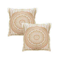 SOGA 2X 45cm Pillow Cover Moon Decor Cotton Decorative Throw Pillow