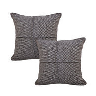 SOGA 2X 45cm Modern Herringbone Textured Woven Square Throw Pillow