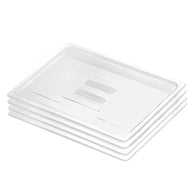 SOGA Clear Gastronorm 1/1 GN Lid Food Tray Top Cover Bundle of 4