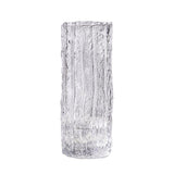 SOGA 30.5cm Handcrafted Clear Glass Vase Classic Design for Home Decor