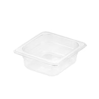 SOGA 65mm Clear Gastronorm GN Pan 1/6 Food Tray Storage