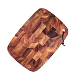 SOGA 40cm Premium End Grain Wooden Acacia Cutting Board Food Prep Kitchen