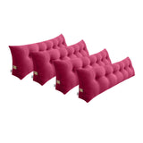 SOGA 4X 180cm Pink Triangular Wedge Bed Pillow Headboard Backrest Bedside Tatami Cushion Home Decor