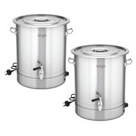 SOGA 2X 48L Stainless Steel URN Commercial Water Boiler 2200W