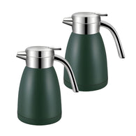 SOGA 2X 1.2L Stainless Steel Water Bottle Insulated Vacuum Flask Water Coffee Jug Thermal Green