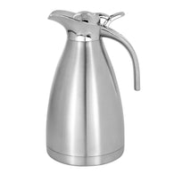 SOGA 2.0L Silver Color 3-Layer Inner Stainless Steel, Vacuum Insulated and Outer Stainless Steel Thermal Flask