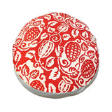 SOGA 45cm Red Premium Polyester Cotton Cushion with EPP Particle Insert for Enhanced Comfort