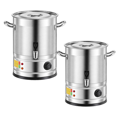 SOGA 2X 21L Stainless Steel URN Commercial Water Boiler  2800W
