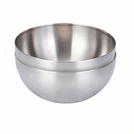 SOGA 15cm Elegant Silver Salad Bowl with Model 201 A Versatile for a  Kitchen Essential