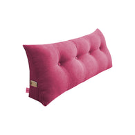 SOGA 120cm Pink Triangular Wedge Bed Pillow Headboard Backrest Bedside Tatami Cushion Home Decor