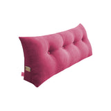 SOGA 120cm Pink Triangular Wedge Bed Pillow Headboard Backrest Bedside Tatami Cushion Home Decor