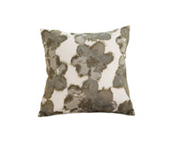 SOGA 45cm Gray Abstract Floral Watercolor Throw Pillow