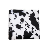 SOGA Black Cow Print Cushion Plush Seat Back Pillow