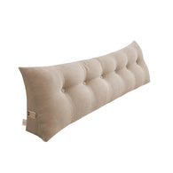 SOGA 180cm Beige Triangular Wedge Bed Pillow Headboard Backrest Bedside Tatami Cushion Home Decor