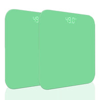 SOGA 2X 180kg Digital Fitness Weight Bathroom Gym Body Glass LCD Electronic Scales Green