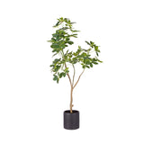 SOGA 120cm Artificial Natural Green Schefflera Dwarf Umbrella Tree Fake Tropical Indoor Plant Home Office Decor
