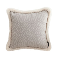 SOGA 45cm Wabi-sabi Herringbone Square Throw Pillow