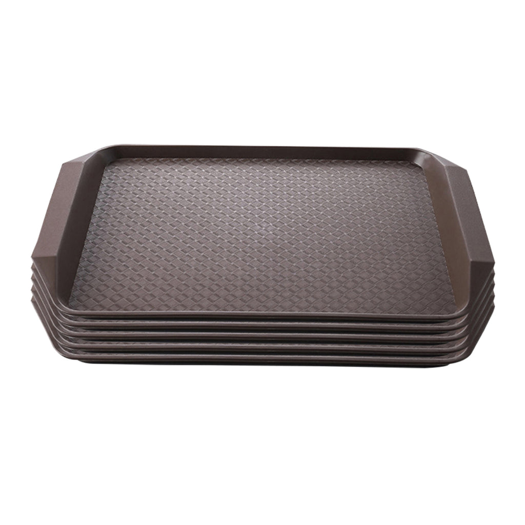 SOGA Rectangular Serving Tray Heavy Duty Waterproof Stackable Plastic ...
