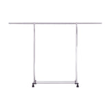 SOGA 240cm Stainless Steel Floor-Standing Clothes Rack - Durable and Space-Saving Laundry Organizer