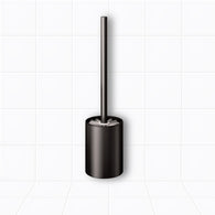 SOGA 27cm Wall-Mounted Toilet Brush with Holder Bathroom Cleaning Scrub Black