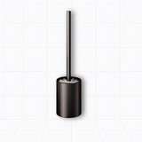 SOGA 27cm Wall-Mounted Toilet Brush with Holder Bathroom Cleaning Scrub Black